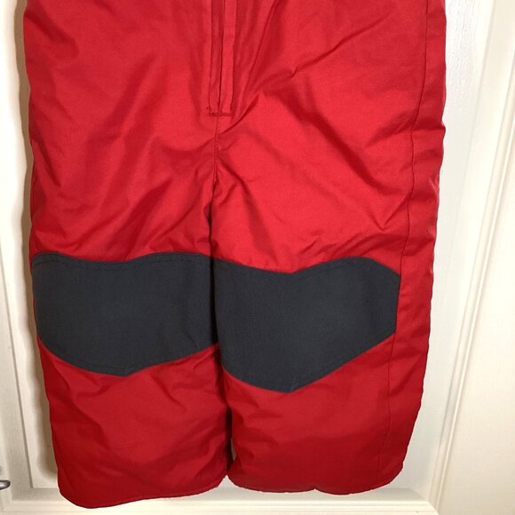 Souris Mini Toddler Girls Red Snow Pants With Bib 30 Months Warm Winter Skiing - Picture 3 of 11